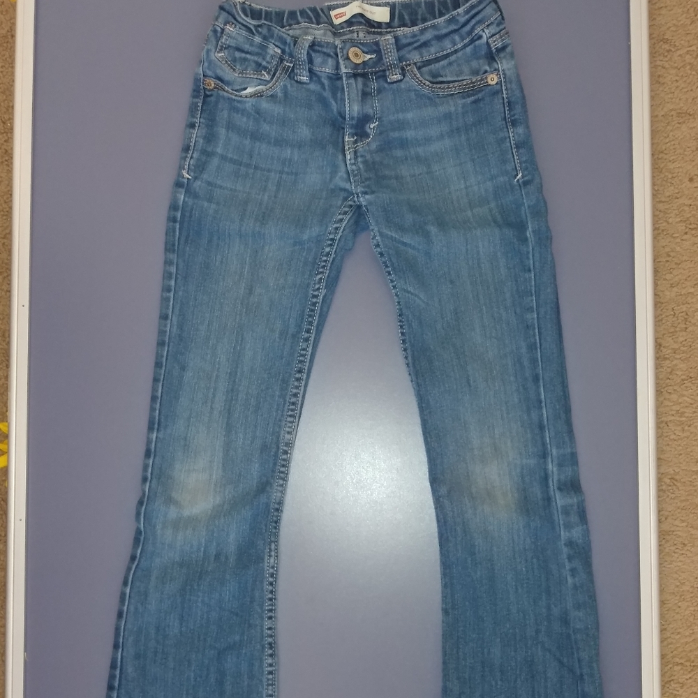 Girls Levi Strauss Bootcut Jeans